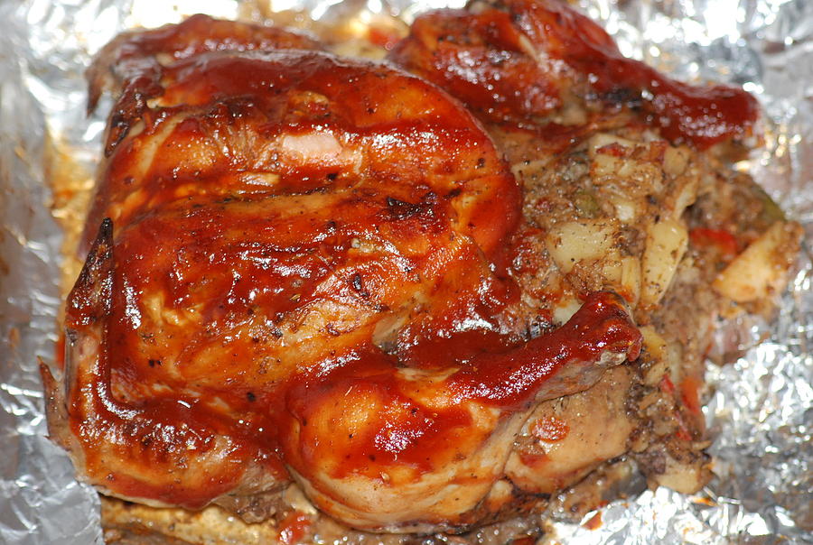Bbq Cooked Chicken Photograph by Ee Photography