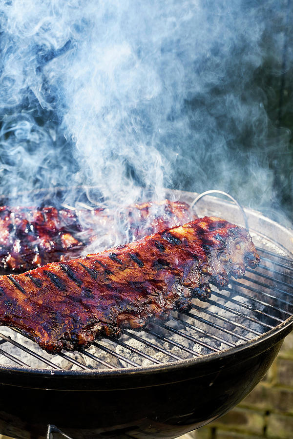 Bbq Roasted Spare Ribs Photograph by Arjan Smalen Photography