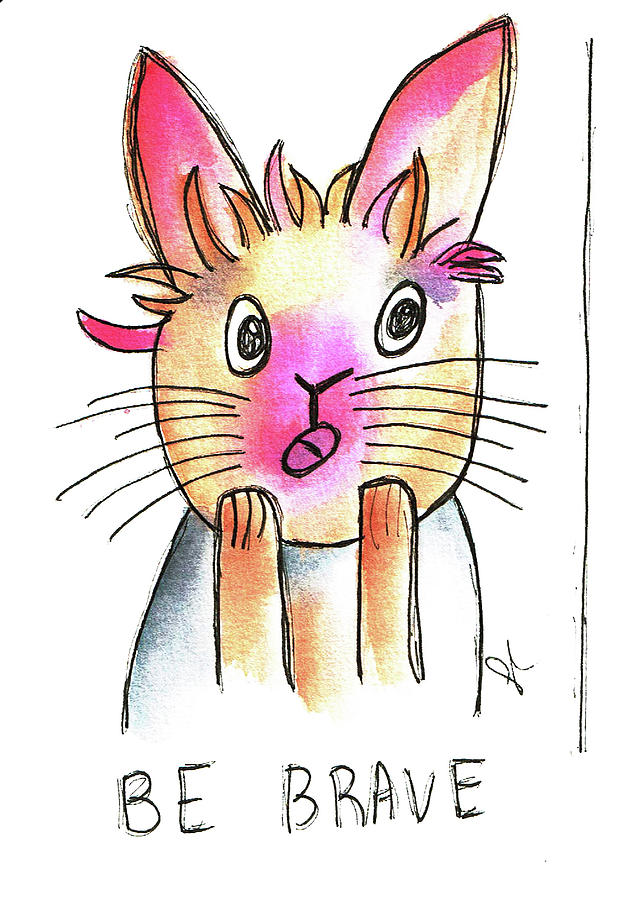 Be Brave Rabbit by Angel Sharum Be Brave Rabbit by Angel Sharum