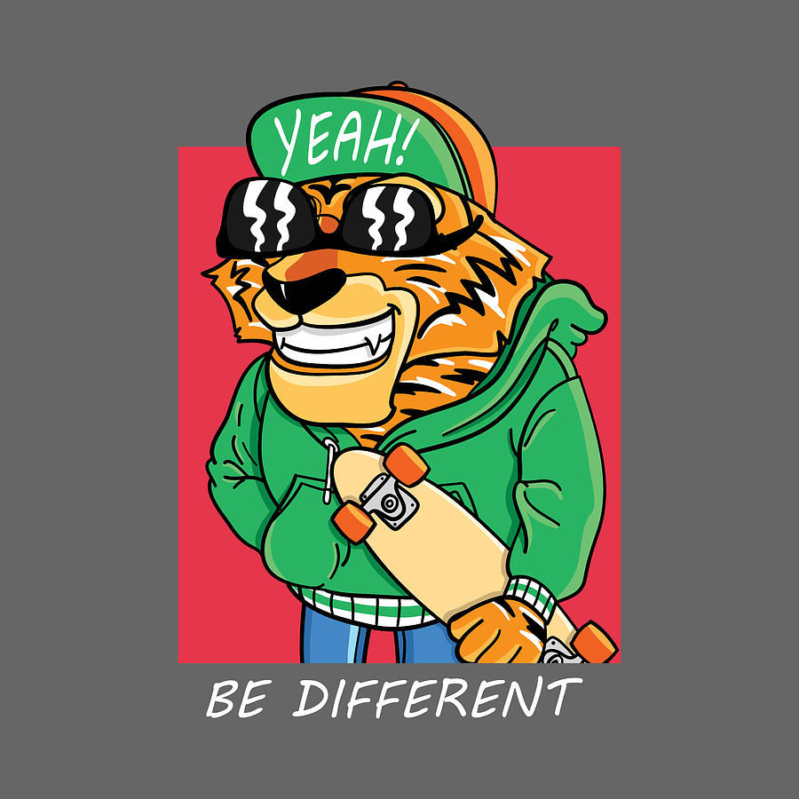 Be Different - Baby Room Nursery Art Poster Print by Dadada Shop Be Different - Baby Room Nursery Art Poster Print by Dadada Shop