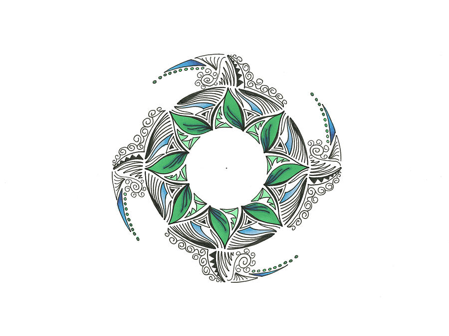 Pattern Digital Art - Be Free Mandala by Nicky Kumar