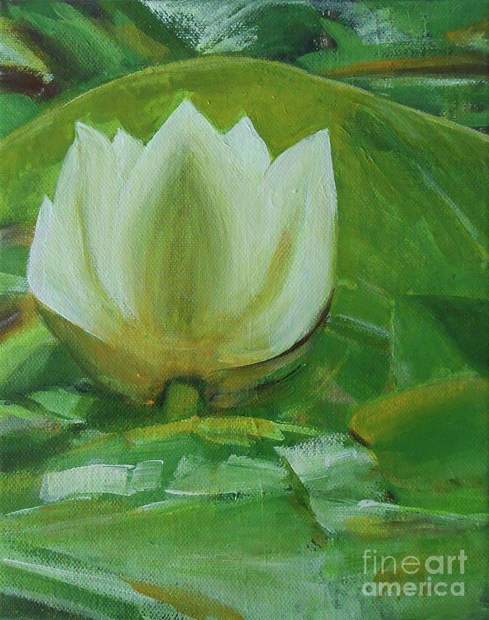 Be Like A Lily Painting by Jane See