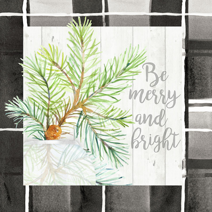 Holiday Mixed Media - Be Merry And Bright by Lanie Loreth