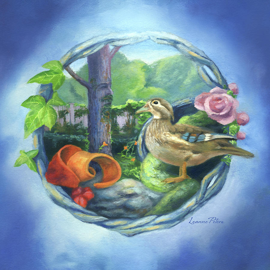 Duck Painting - Be Present by Art And A Little Magic