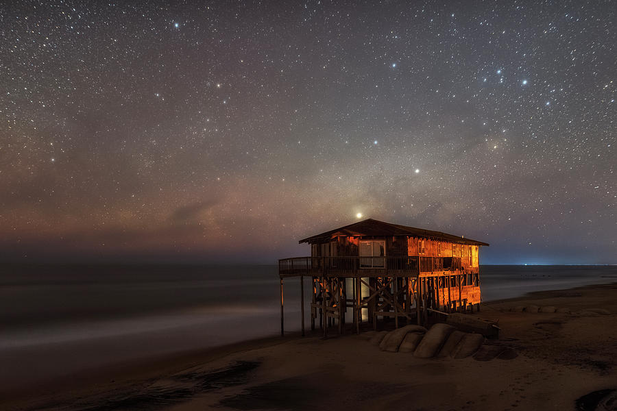 Milky Way Photograph - Beach Abandoned by Russell Pugh