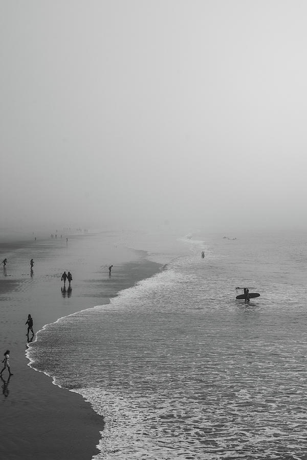 Beach and Fog Photograph by Hillis Creative