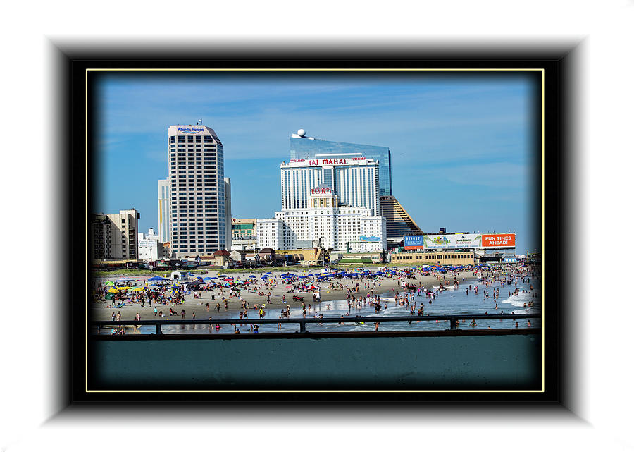 Beach at Atlantic City by Richard Risely Beach at Atlantic City by Richard Risely