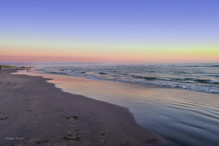 Beach at Sunset Photograph by Elaine Pawski