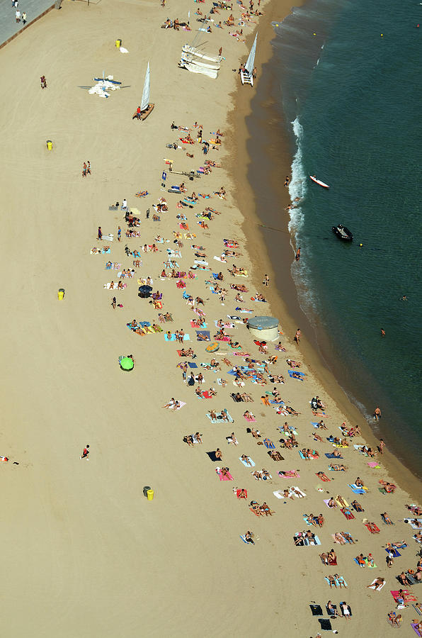 Beach Below Photograph by Etienne Girardet