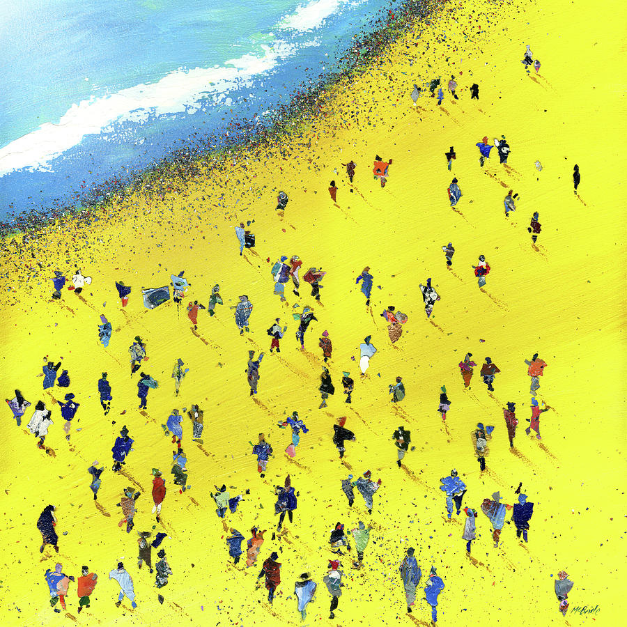 Beach Bums Painting by Neil McBride