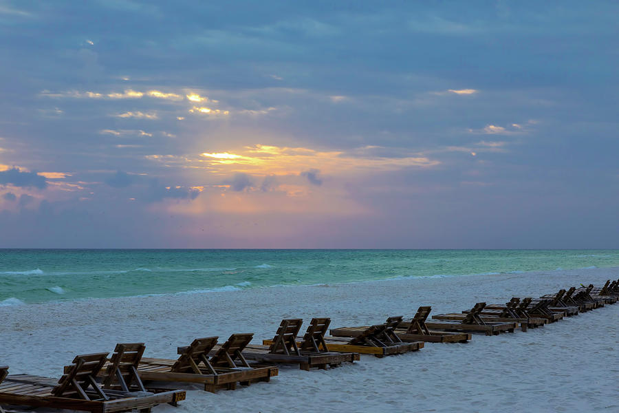 Beach Chairs Photograph by Lorraine Baum