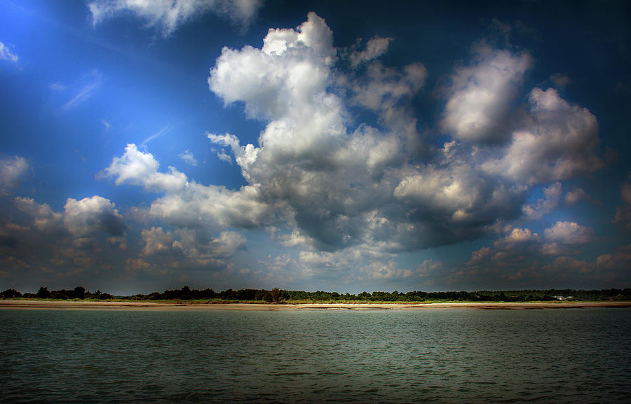 Summer Photograph - Beach Clouds and Sunlight by Greg and Chrystal Mimbs