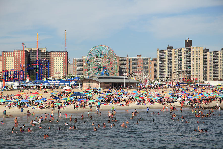 Beach, Coney Island, Brooklyn, New York City Photograph by Wendy ...