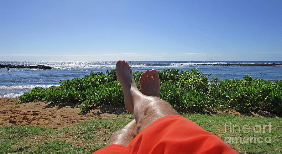 Beach Day In Kauai Photograph by Randall Weidner