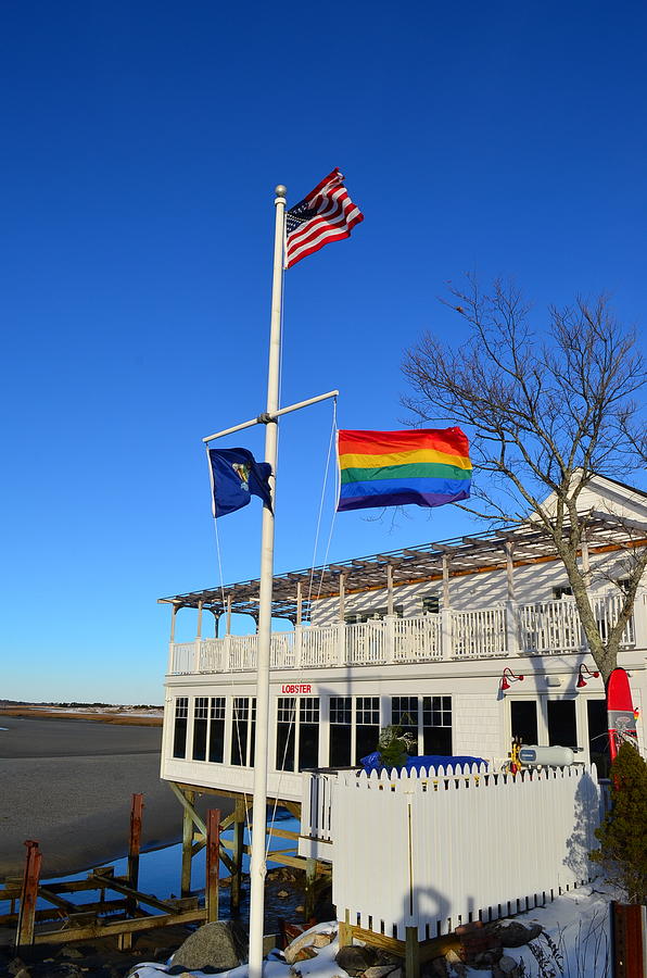 Beach Flags Photograph by William Rennie | Fine Art America