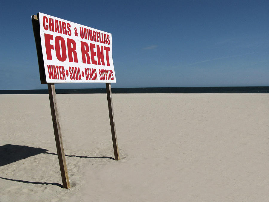  Beach For Rent Photograph by Jonnie Miles