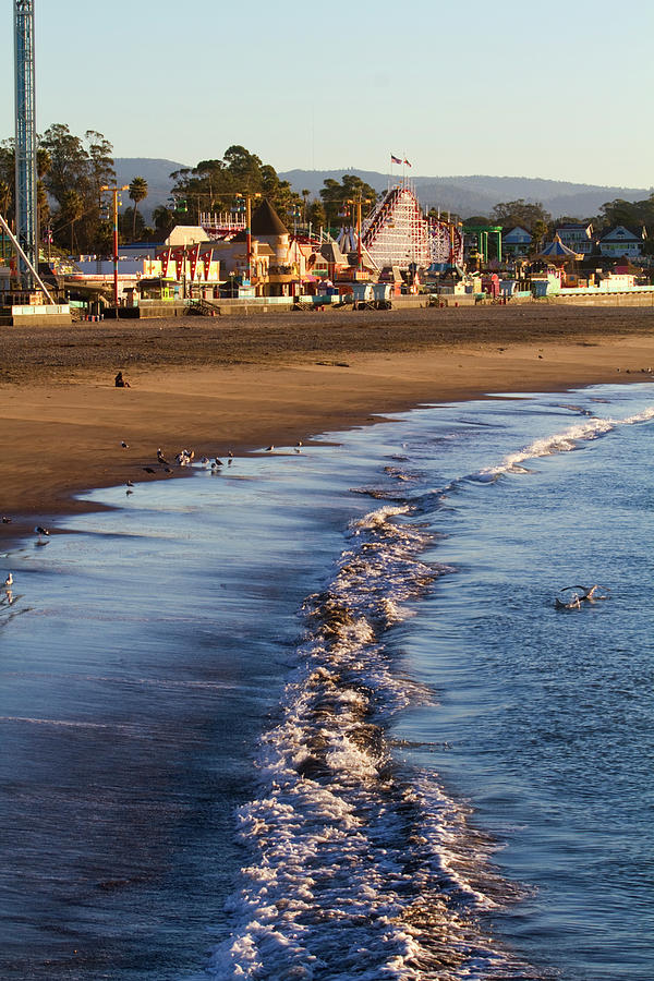 Beach Front And Boardwalk Santa Cruz Ca Photograph by Mark Miller Photos