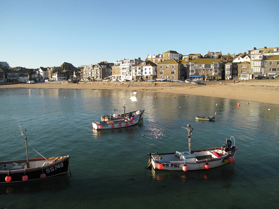 Beach Front, St Ives, Cornwall Photograph by Thepurpledoor
