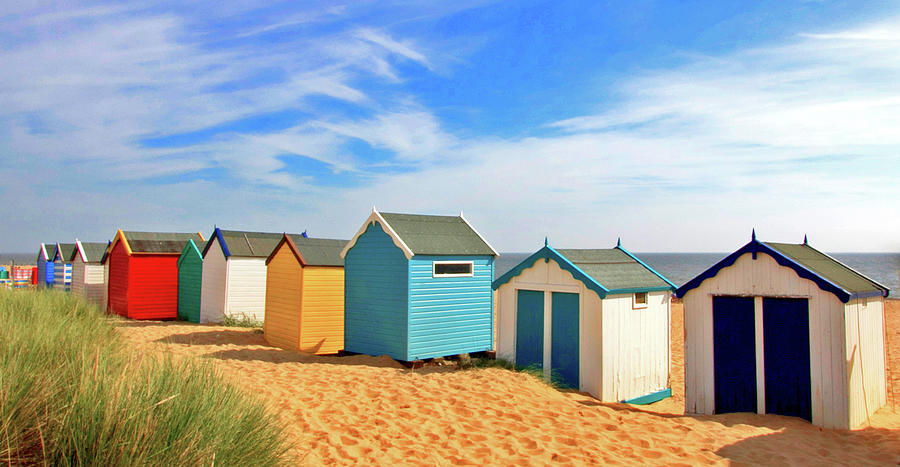 Beach Huts Photograph by Andrew Barwick - Artcraft Photography
