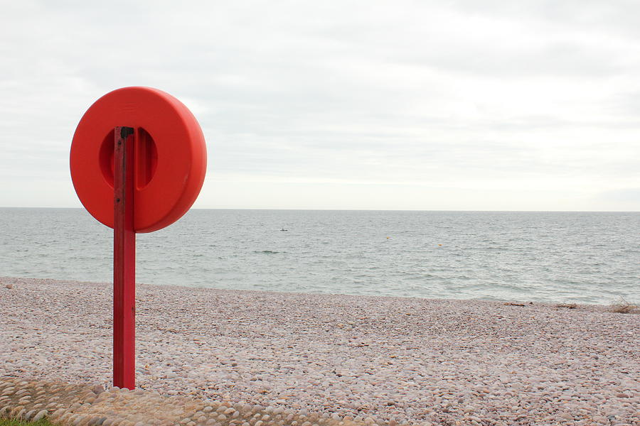 Beach In Budleigh Salterton By Thenakedsnail