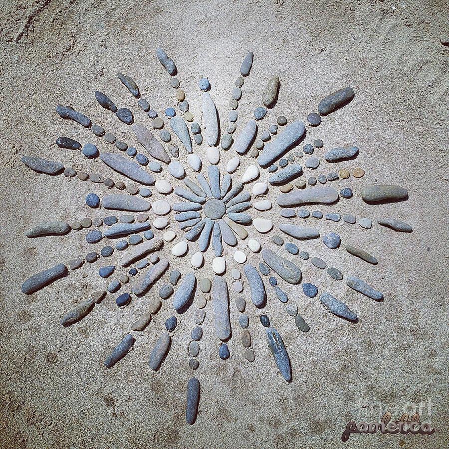 Beach Mandala Sculpture by Paola Baroni