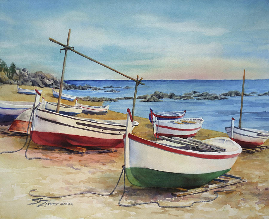 Beach Marina by Sue Zimmermann Beach Marina by Sue Zimmermann