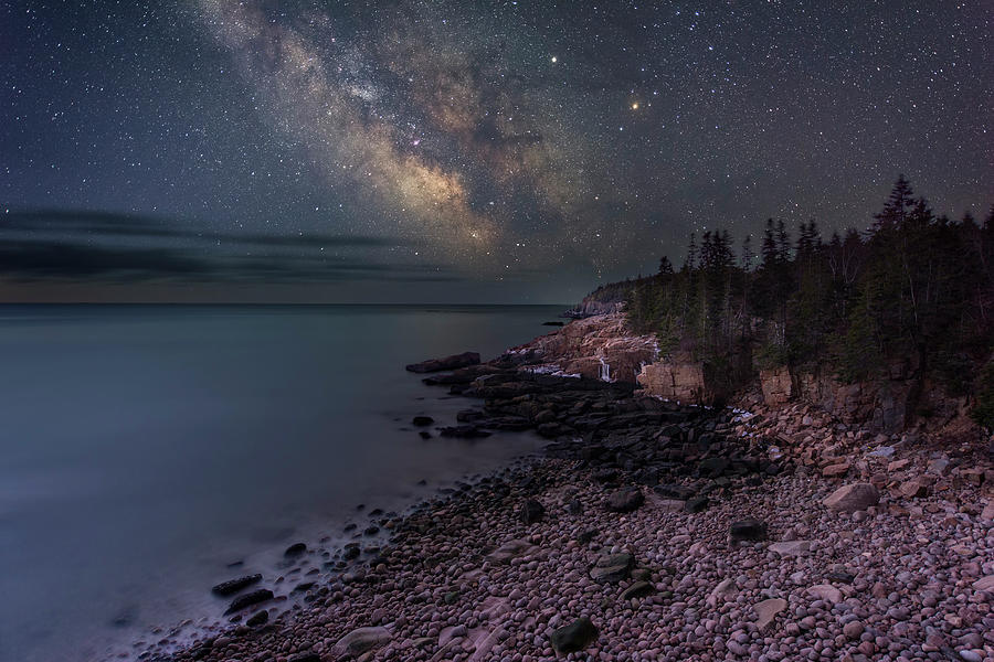 Landscape Photograph - Beach Night by Michael Blanchette Photography