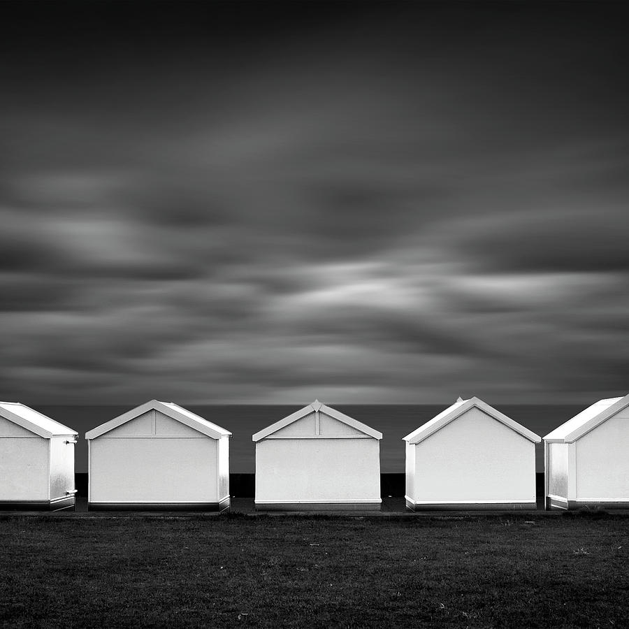 Black And White Photograph - Beach Noir by Rob Cherry
