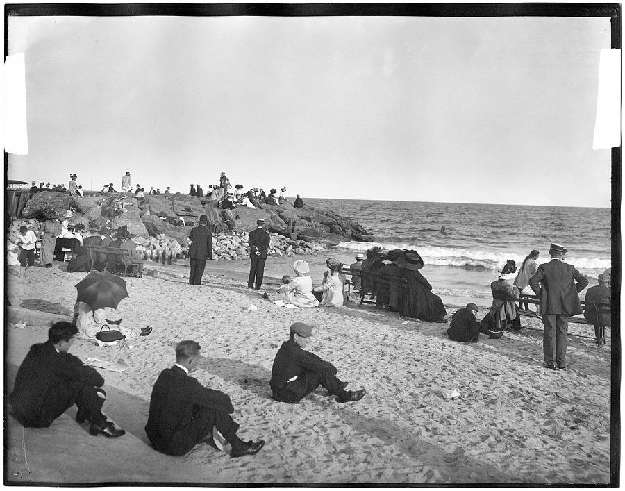 Beach On Sunday by The New York Historical Society