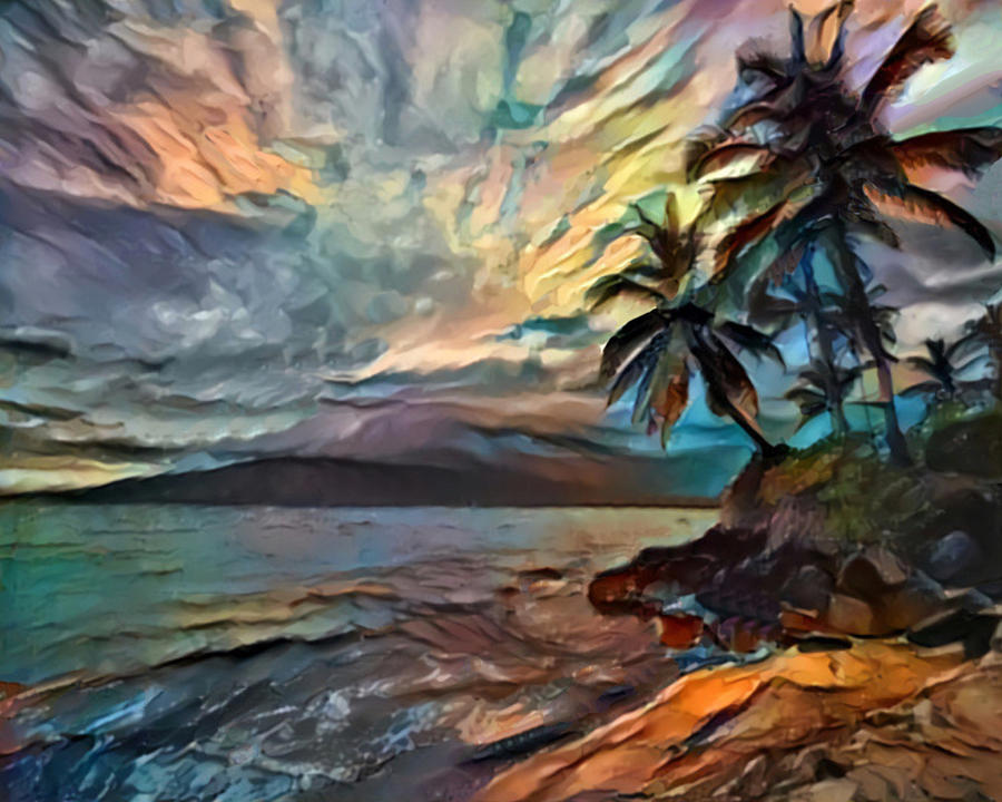 Beach Palms - Multi 64 Photograph by Artistic Mystic