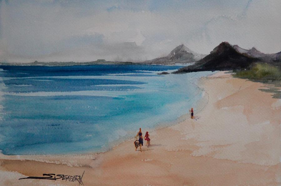 Beach Ready Painting by Susan Seaborn