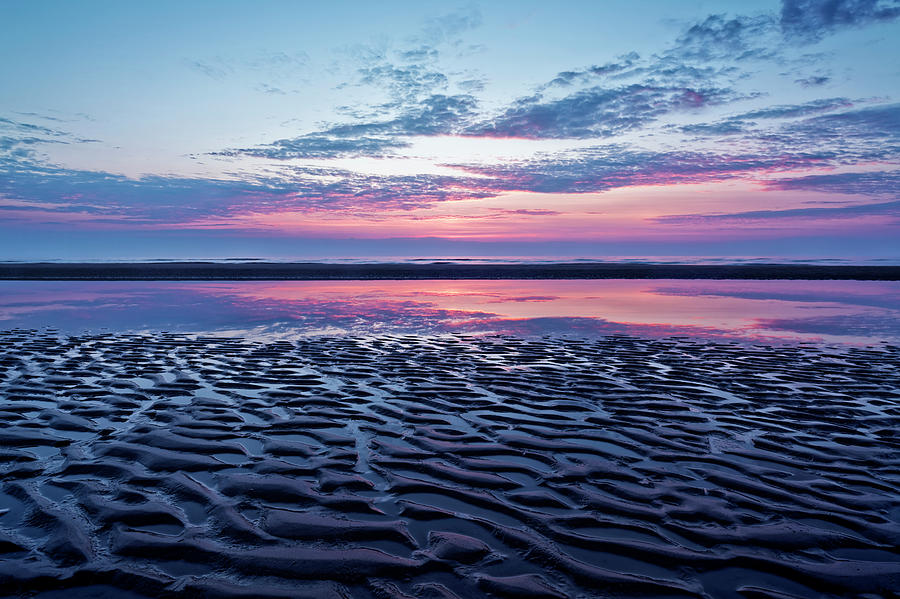 Beach Reflection Photograph by Ian Merton
