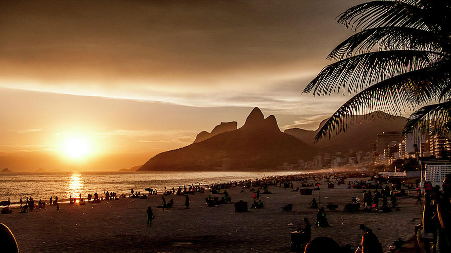 Beach, Rio De Janeiro, Brazil Digital Art by Giordano Cipriani
