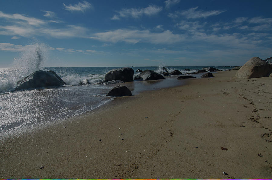 Nature Photograph - Beach Rocks by Neil Taitel