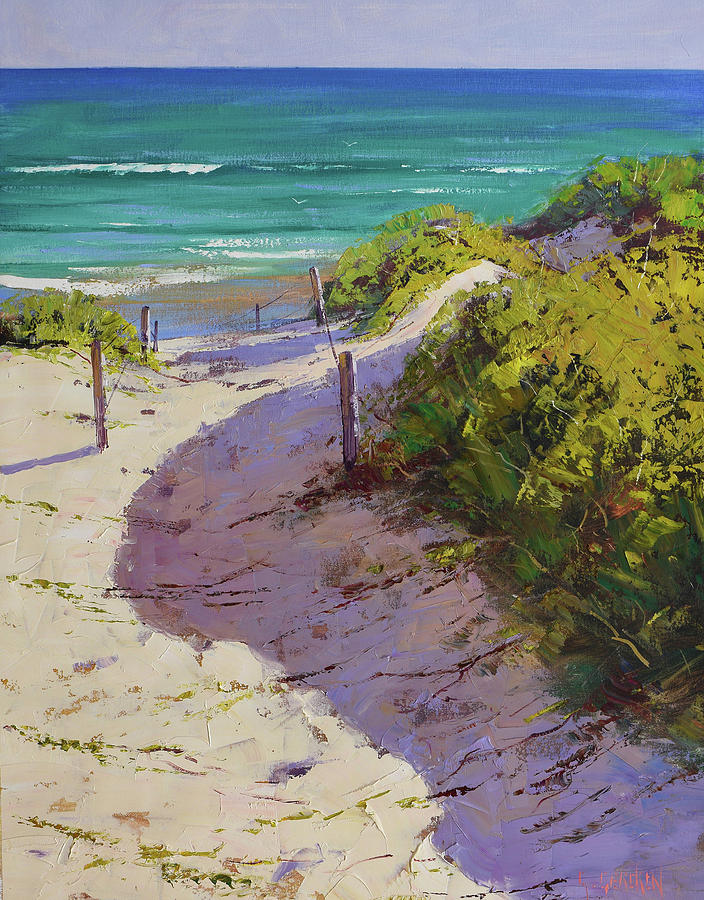 Beach Sand Dunes Painting by Graham Gercken