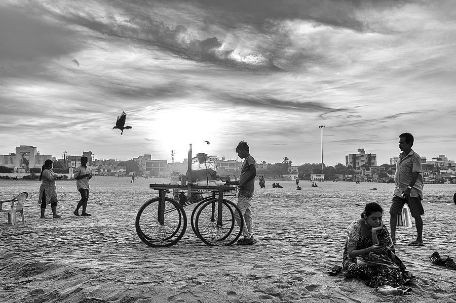 Beach Scene Photograph by Balasubramanian Gv