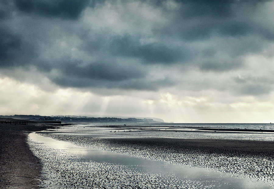 Beach Scene, Early Morning, South Coast Photograph by Tony Eveling ...