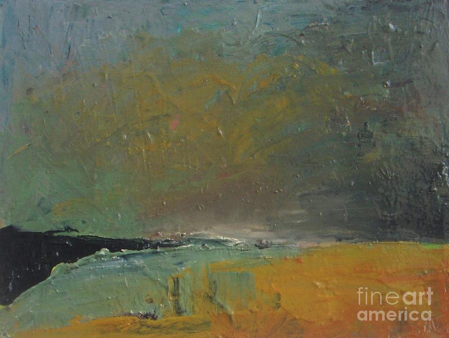 Beach Storm Painting by Vesna Antic