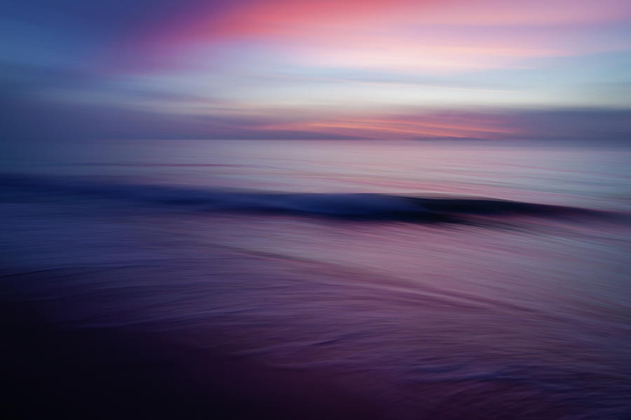 Beach Sunrise Wave Abstract Photograph by R Scott Duncan