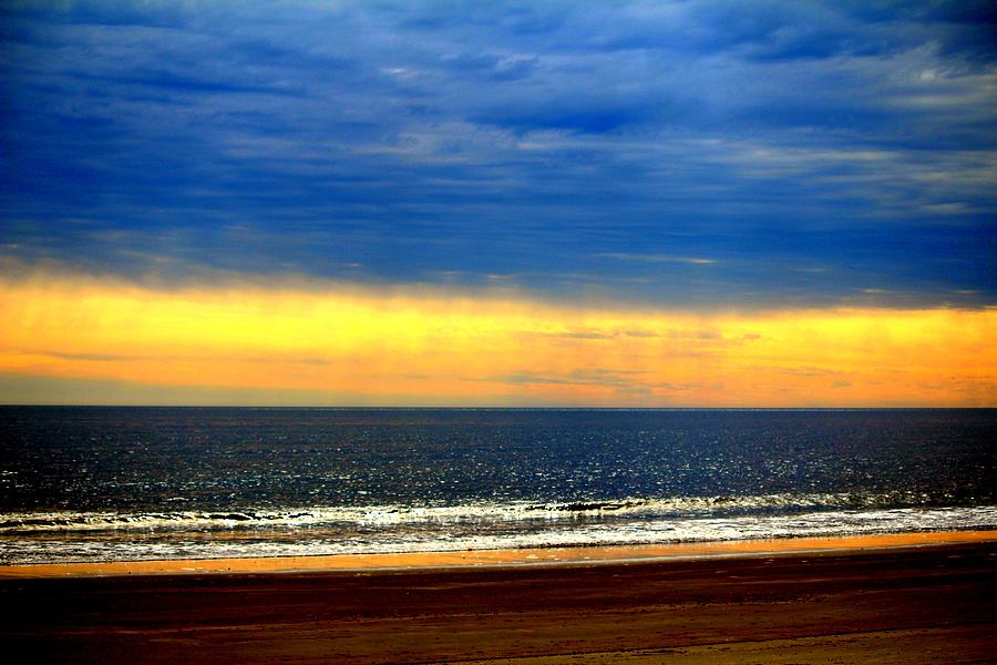 Beach Sunset Glow Photograph by Cynthia Guinn
