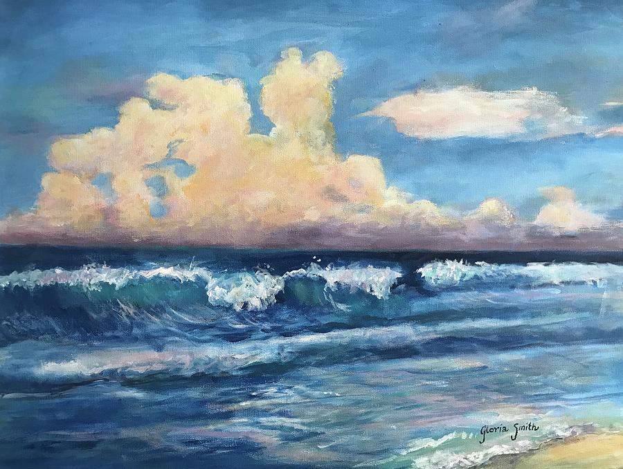 Beach Time  Painting by Gloria Smith