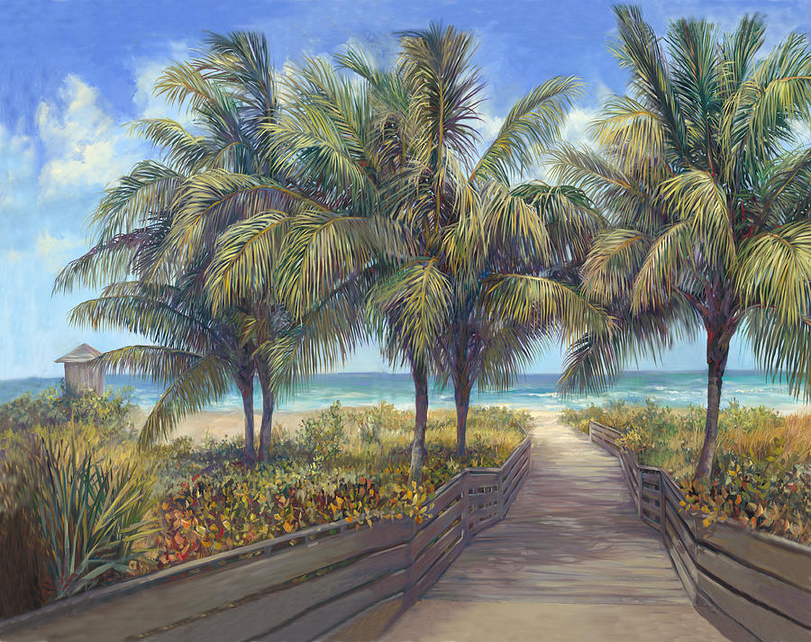 Beach Landscapes Painting - Beach Trip by Laurie Snow Hein