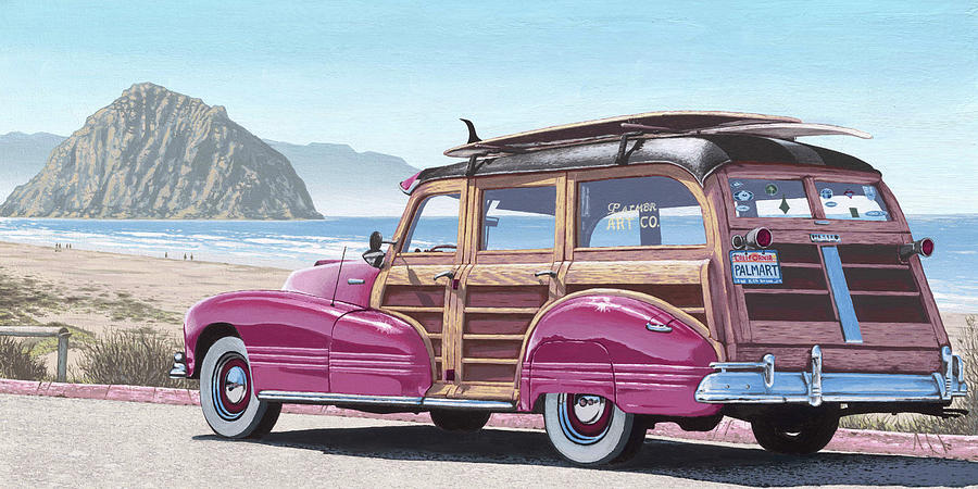 Paradise Painting - Beach Wagon by Palmer Artworks