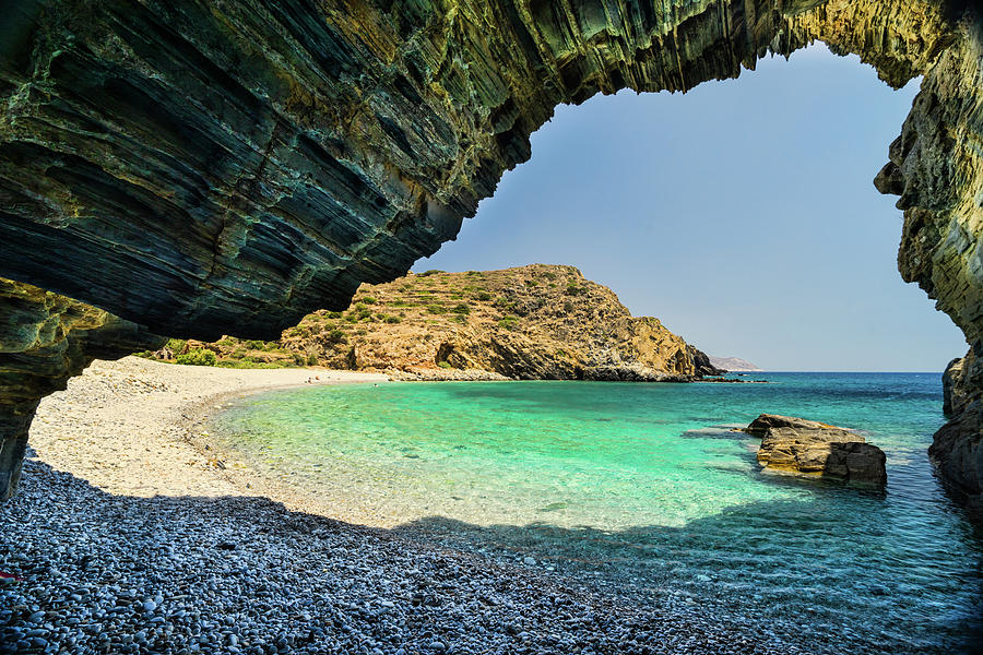 Almiro Beach with Cave by Milan Ljubisavljevic Almiro Beach with Cave by Milan Ljubisavljevic