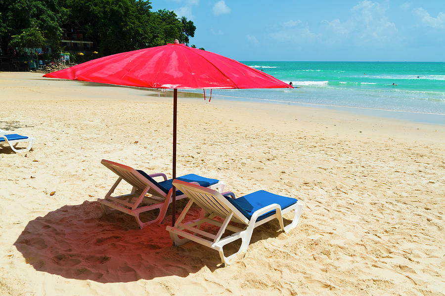 Red chair kata beach