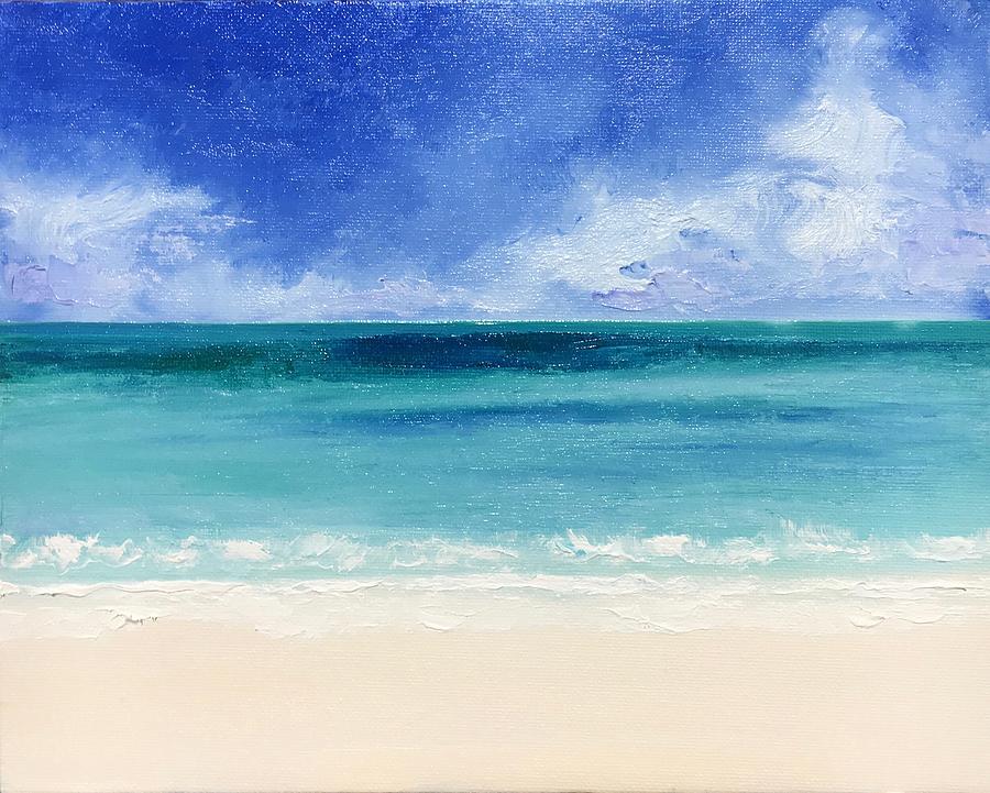 Beaches 1 Painting by Karen Fonda - Fine Art America