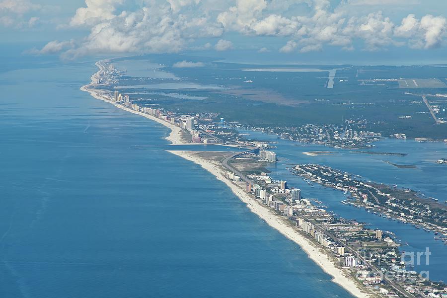 BeachMiles-5137-tm Photograph by Gulf Coast Aerials -