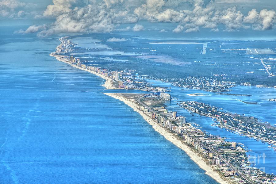 BeachMiles-5137-tonemapped Photograph by Gulf Coast Aerials -