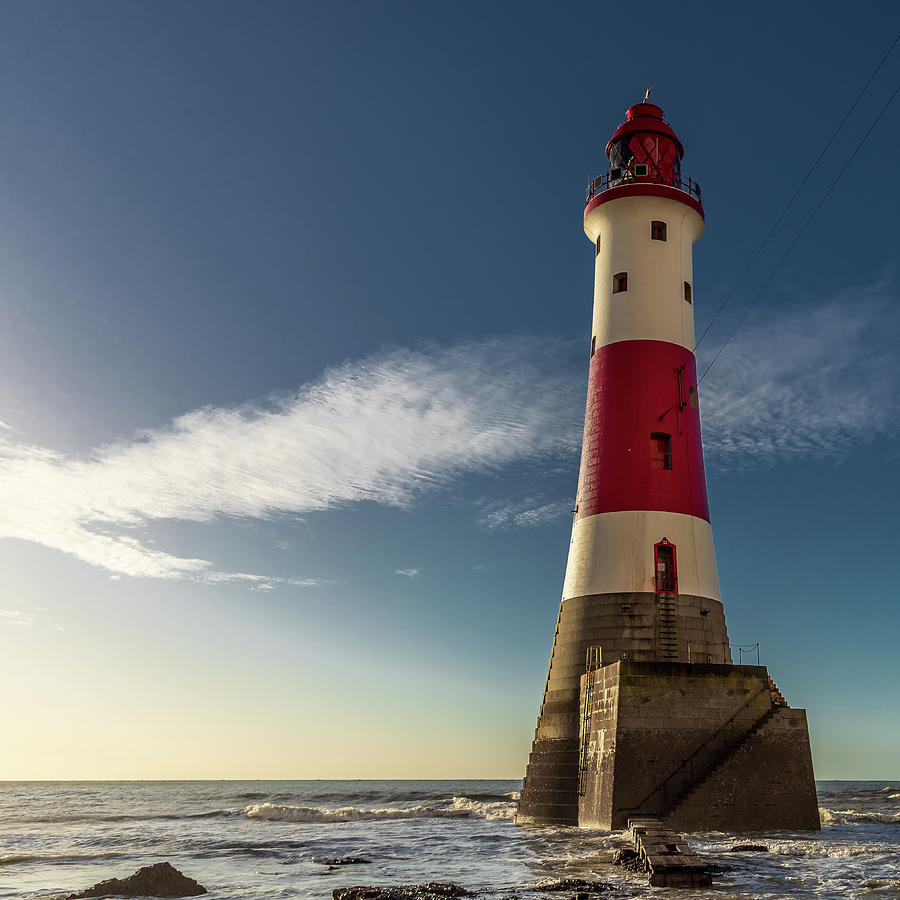 Nature Photograph - Beachy Head Lighthouse At Sunrise by Jay De Winne