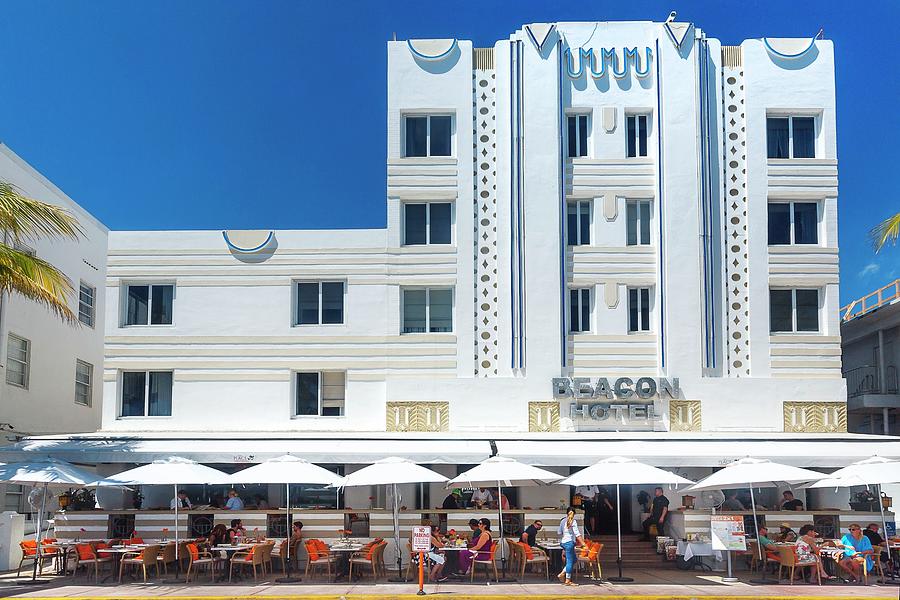 Beacon Hotel In South Beach Digital Art by Claudia Uripos
